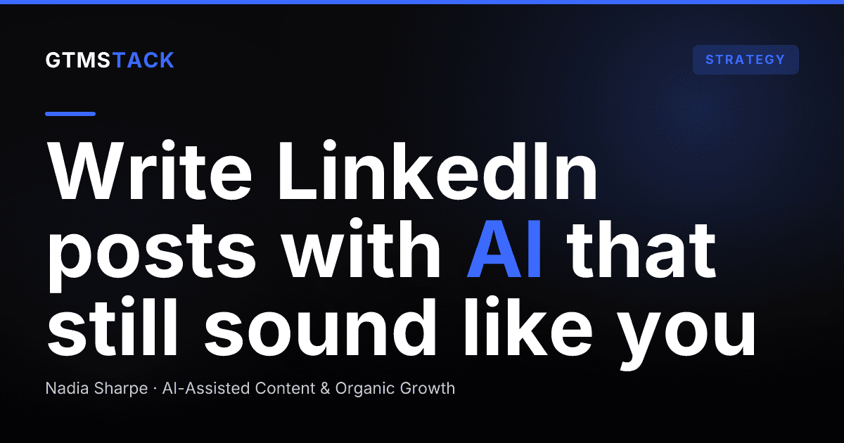 How to Write LinkedIn Posts With AI (and Keep Your Voice)