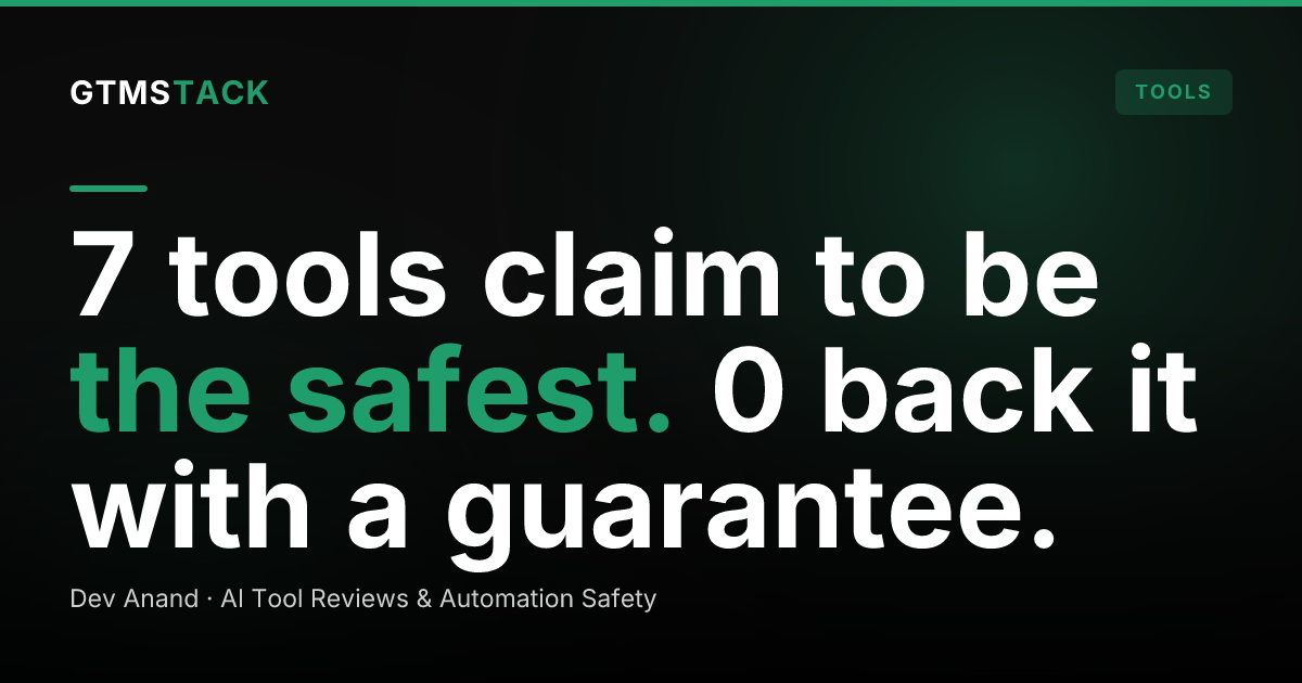 Seven LinkedIn Automation Tools Each Claim to Be the Safest. Zero Guarantee It.